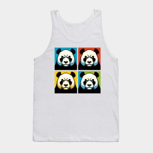 Pop Sneer Panda - Funny Panda Art Tank Top